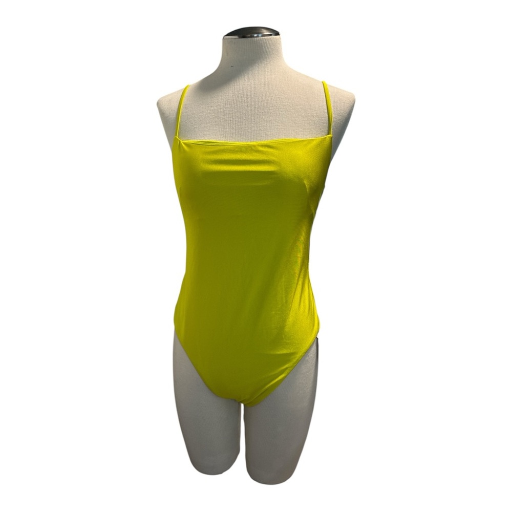 Shade & Shore Yellow One Piece Swimsuit